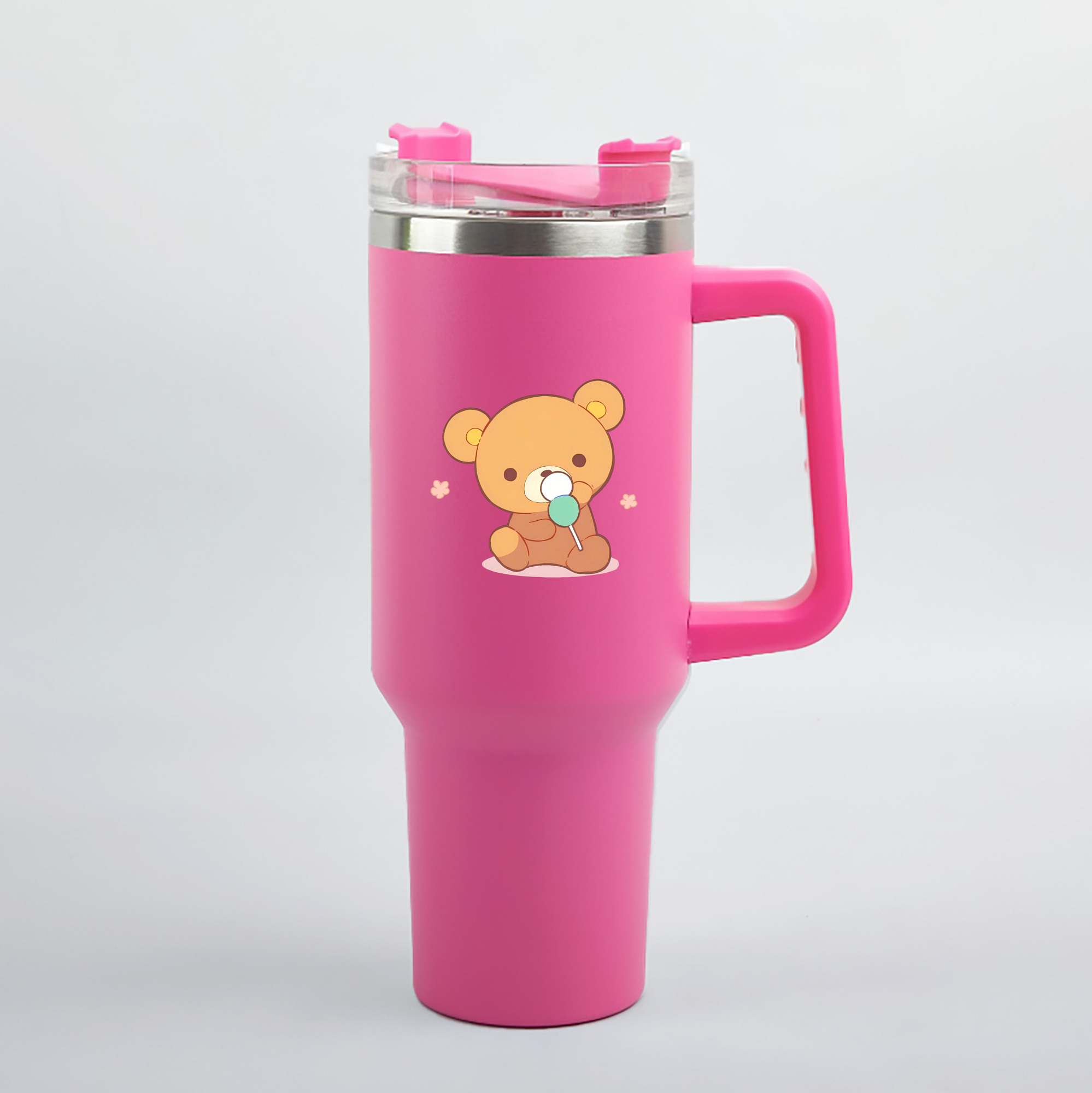 （画像用） リラックマ リラックマ キイロイトリ Rilakkuma Korilakkuma Kiiroitori 1200mL車用タンブラー（カラープリント）